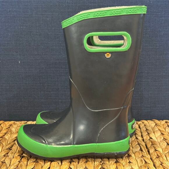 Bogs Rain Boot Sz 12 Blue Kids' Lightweight Waterproof Boots - Picture 4 of 6